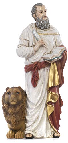 PABEN Estatua San Marcos Evangelista en resina de cm. 20