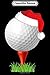 Composition Notebook: Golfing Christmas Santa Hat Golf Ball Gifts For Golfer Men  Journal/Notebook Blank Lined Ruled 6x9 100 Pages