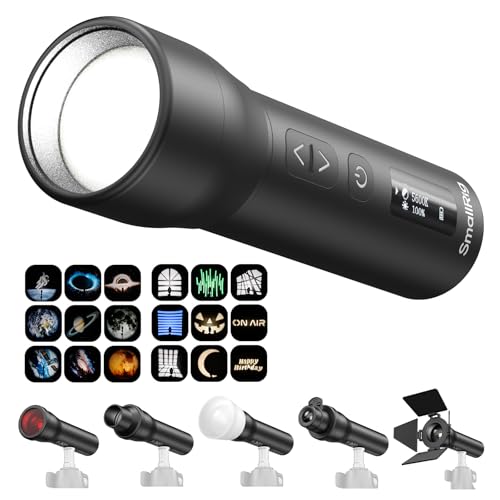 SmallRig RF 05B �|�[�^�u��LED�t�H�g�O���t�B�[�g�[�`���C�g�A1900K-8000K�A2600mAh�[�d���o�b�e���[�A5W-8W�A�Y�[���@�\�t���r�f�I���C�g�A IP65�K�i�A���搧��A�ʐ^�B�e�A���m�ʁA�����A���i�B�e�ȂǑΉ� 6137