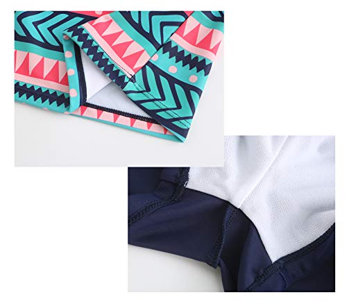 Girls Two Piece Swimsuits Tankini Bathing Suit with Boyshorts for Kids Swimwear Set4