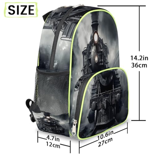 Sac à dos enfants train vintage, cadeau de rentrée idéal - 3