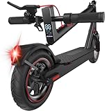 Fcgeoi Electric Scooter, 500W Powerful Motor, 21 Miles Long Range, 18 MPH Top Speed, 8.5' Tires E Scooter, Drum Brakes, Foldable Lightweight Commuting Electric Scooter for Adults Black
