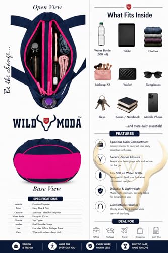 Image of WILD MODA Women's Tote & Shoulder Bag (Set of 1) | Set of 1