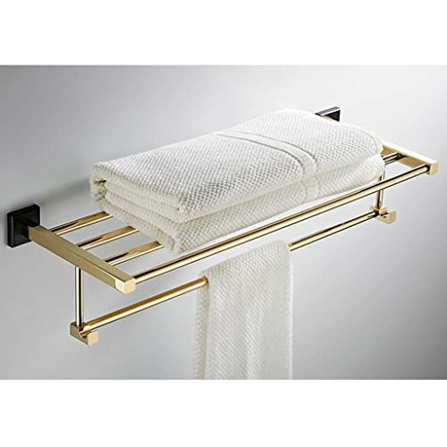 Porte-serviettes en laiton résistant pour optimiser la salle de bain - 4