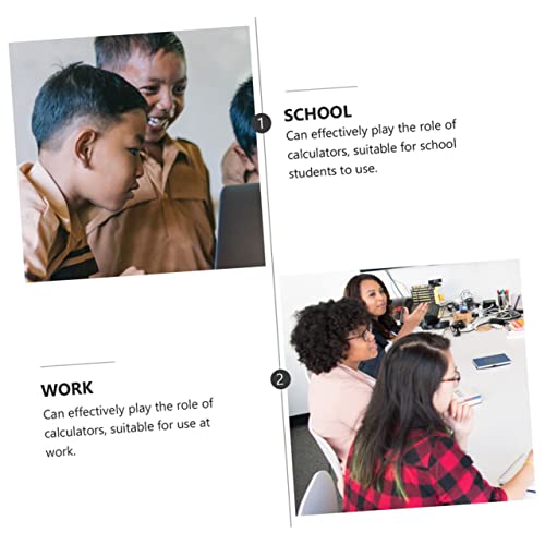 Calculadora mini portátil KOMBIUDA de 3 piezas un accesorio unisex escolar 5