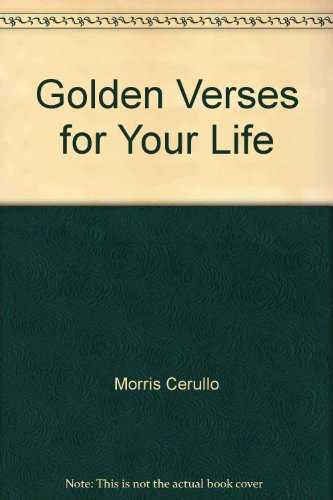 Golden Verses for Your Life B001JODV5C Book Cover