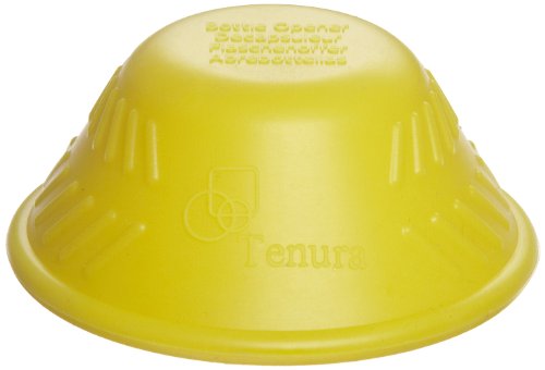 Sp Ableware Tenura 100 Percent Silicone Bottle Opener, Yellow - 2.5 Inch Diameter (753700003) #TOP9