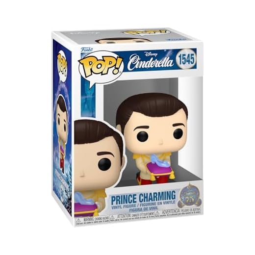 Funko Pop! Disney: Cinderellas 75th - Prince Charming- Figura de Vinilo Coleccionable - Idea de Regalo - Mercancia Oficial - Juguetes para Niños y Adultos - Movies Fans
