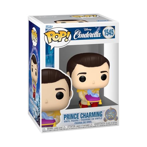 Funko Pop! Disney: Cinderellas 75th - Prince Charming- Figura de Vinilo Coleccionable - Idea de Regalo - Mercancia Oficial - Juguetes para Niños y Adultos - Movies Fans