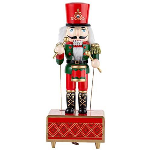 Mihauuke Weihnachtsspieluhr Für Kinder,Holz Nussknacker Tisch...