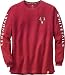Legendary Whitetails Men's Non-Typical Series Long Sleeve Tee Cardinal XXX-Large