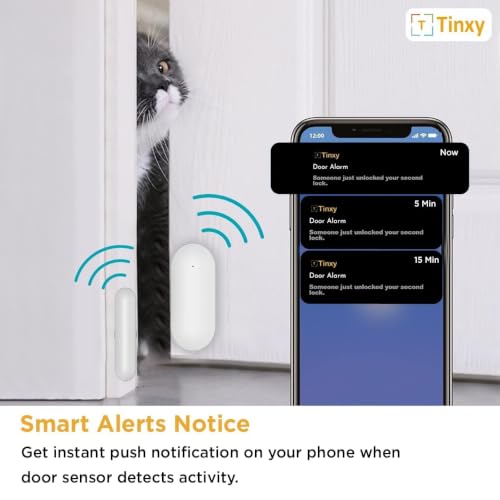 Image of T Tinxy Device 6 Node Smart Switch with Door Sensor .Retrofit Smart Switch. Compatible with Alexa and Google Home