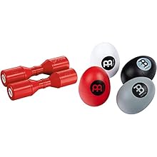 Product 1: Two individual shakers connected as one instrument Product 2: Range of volume from soft to extra loud Product 2: 4 colours for easy recognition Product 2: Volume is printed on shaker