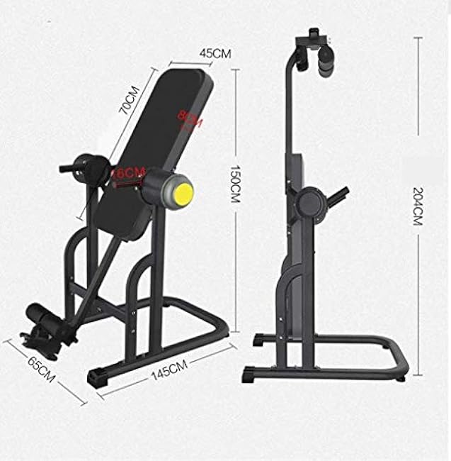Inversion Table Electric Household Upside Handstand Machine Back Stretching Machine with Adjustable Height for Back Pain Relief for Men and Women