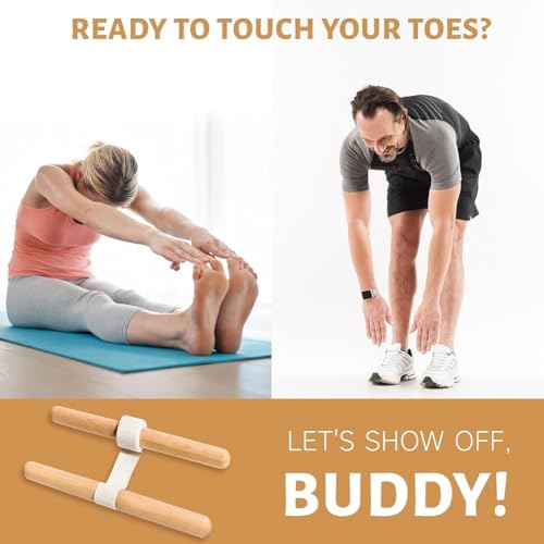Dispositivo ajustable para estiramiento muscular, estirador de isquiotibiales que redefine la flexibilidad, alivio del dolor y bienestar miniatura 2