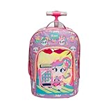 Mochila com Rodinha Holográfico Unicórnio Kawaii - Puket