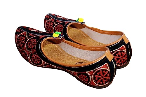 Shadegarnet Enterprises Punjabi Jutti Men Leather, Men's Ethnic Footwear Perfect for Men's Casual, Ethnic Wear DXYM-7910