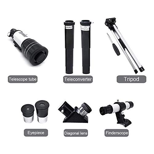 Telescopio Astronómico Refractor 70mm con Trípode miniatura 4