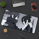 Itachi Sasuke Aesthetic Desk Mat | Uchiha Clan Mouse Pad