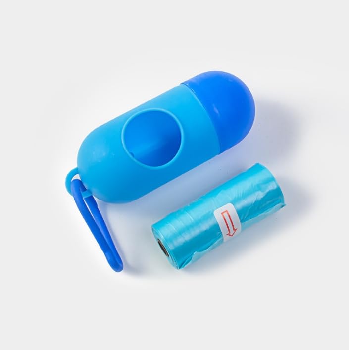 Haustier-Toiletten-Set in Kapselform (tiefblau)