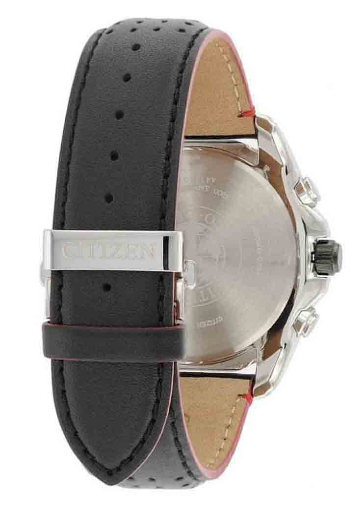 Citizen Herren Analog Eco-Drive Uhr mit Leder Armband AT9036-08E