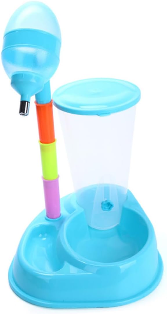 Dual-Function Gravity Waterer Feeder for Dogs Cats Automatic Pet Watering and Feeding System