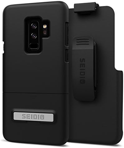 Seidio Surface Combo with Kickstand for Samsung Galaxy S9 Plus (Black /Black)