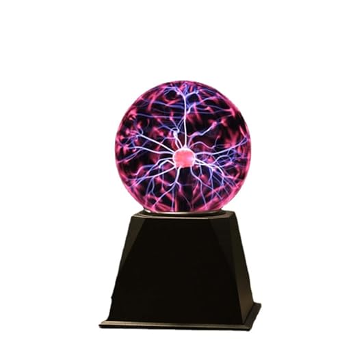 Boule plasma – 3/4/5/6/8 pouces – Électricité statique tactile commande vocale – Nébuleuse, foudre du tonnerre, piles USB, double alimentation – pour fêtes, décorations, accessoires, maison, STEM