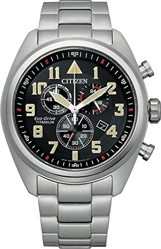 Citizen Mens Chronograph Eco-Drive Watch Titanium