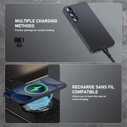 Coque Samsung A57 fine et résistante protection rigide robuste noire - 3