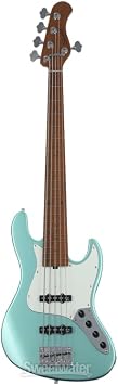 Sadowsky MetroExpress 21-fret Vintage JJ Bass, 5-string - Sage Green Metallic