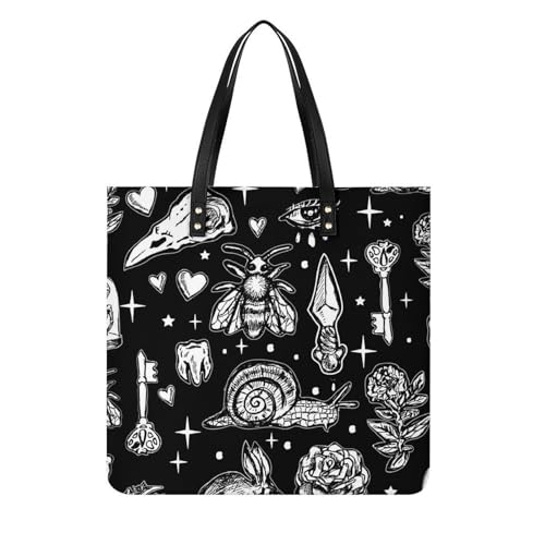 Sac à bandoulière Yeux Espace Magie grand format pour cours et voyage