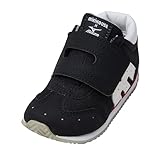 [ミキハウス] セカンドベビーシューズ 11-9302-143 WEB限定 ミズノ コラボ ベビーシューズ スニーカー キッズスニーカー スポーツシューズ 運動靴 子供靴 男の子 女の子 通園 13~15.5cm 黒 14.0 cm 2E