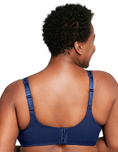 Glamorise Womens Magiclift Wirefree #1003 Minimizer Bra, Blue, 40Dd Us #TOP2
