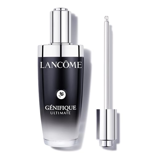 Lancôme - Génifique Ultimate Sérum - Soin Visage Anti-Âge Réparateur - 97% d’Ingrédients d’Origine Naturelle, Bêta-Glucane-CM Pur, Pré- et Probiotiques, Acide Hyaluronique - 115ml - Fabriqué en France
