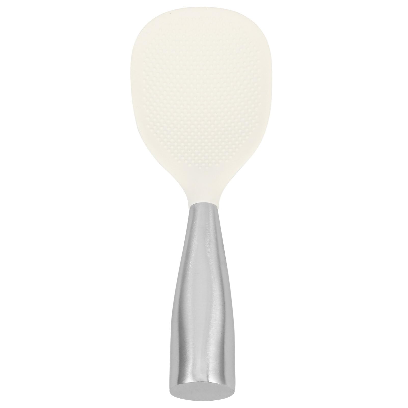HOLIDYOYO Standing Rice Scoop Rice Paddle Silicone Tip Nonstick for Cooking Serving