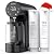 Ecoviva Countertop Reverse Osmosis System RO Water Filter, 4 Stage Filtration, Real-time TDS Monitor, 3:1 Pure to Drain, Zero-Installation Portable Water Purifier (WP-RO-200G Black)