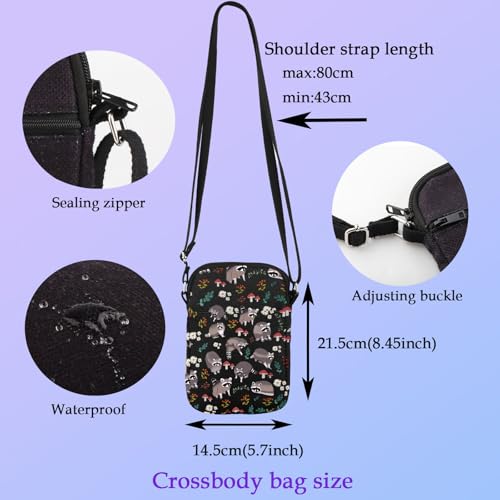 XYANFA Raccoon Makeup Bag Gift For Lover Themed Gift Trash Panda