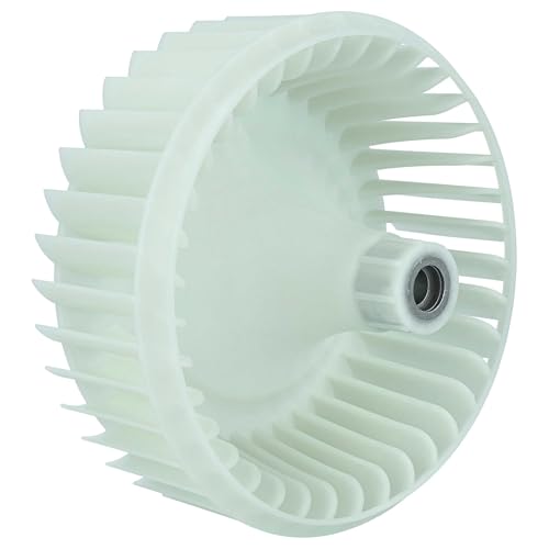 vhbw Rueda ventilador compatible con Samsung DV90K6000CW/EU, DV8TM5210QW/EG, DV8NN62632W/SC secadora, lavadora - Turbina 14,8 cm blanco