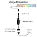 YARCHONN 5V 3PIN ARGB Controller RGB PC Fan Lighting Controller Adapter Cable with SATA Power Supply for Computer Fans Light Strips Lighting Boards Cooler 70cm-2pcs