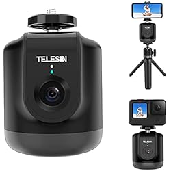 Soporte Gopro Auto TELESIN Smart Shooting Gimbal Selfie 360 ° Rotación Auto Face Seguimiento de Objetos Para GoPro Hero 9/8/7/6/5 Osmo Acción Smartphone Cámara Vlog Live Meeting con Control Remoto