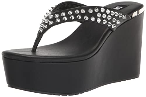 DKNY Women's Tina Stud Platform Wedge