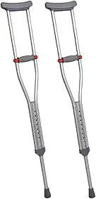 Muleta Axilar Par SC60 Tamanho M Suporta 130kg Hidrolight