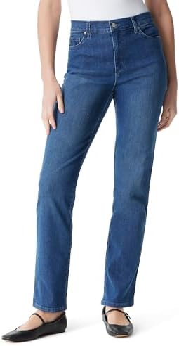 Gloria Vanderbilt womens Amanda Classic High Rise Tapered Jeans, Frisco, 8 Petite US