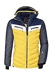 Killtec Herren Tirano MN Jckt B Hybridjacke Mit Abzippbarer Kapuze Und Schneefang, gebranntes gelb, XL