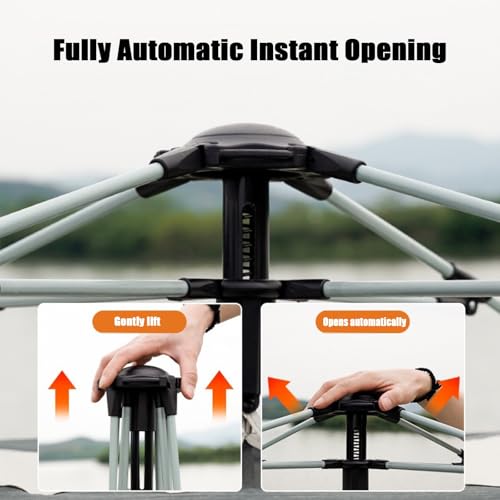 Carpa instantánea automática para camping familiar grande miniatura 6