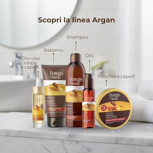 Bottega Verde - Argan Del Marocco, Olio Nutriente Protettivo, 100 Ml, Con Olio Di Argan, Per Capelli Secchi O Sciupati - 8