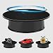 Inovat Black Color Velvet Top Motorized Rotating Display Stand for Jewelry Model Hobby Collectible Product and Other Small Stuff