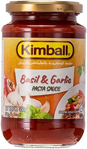 Kimball Spaghetti Sauce Basil & Garlic, 350 gm