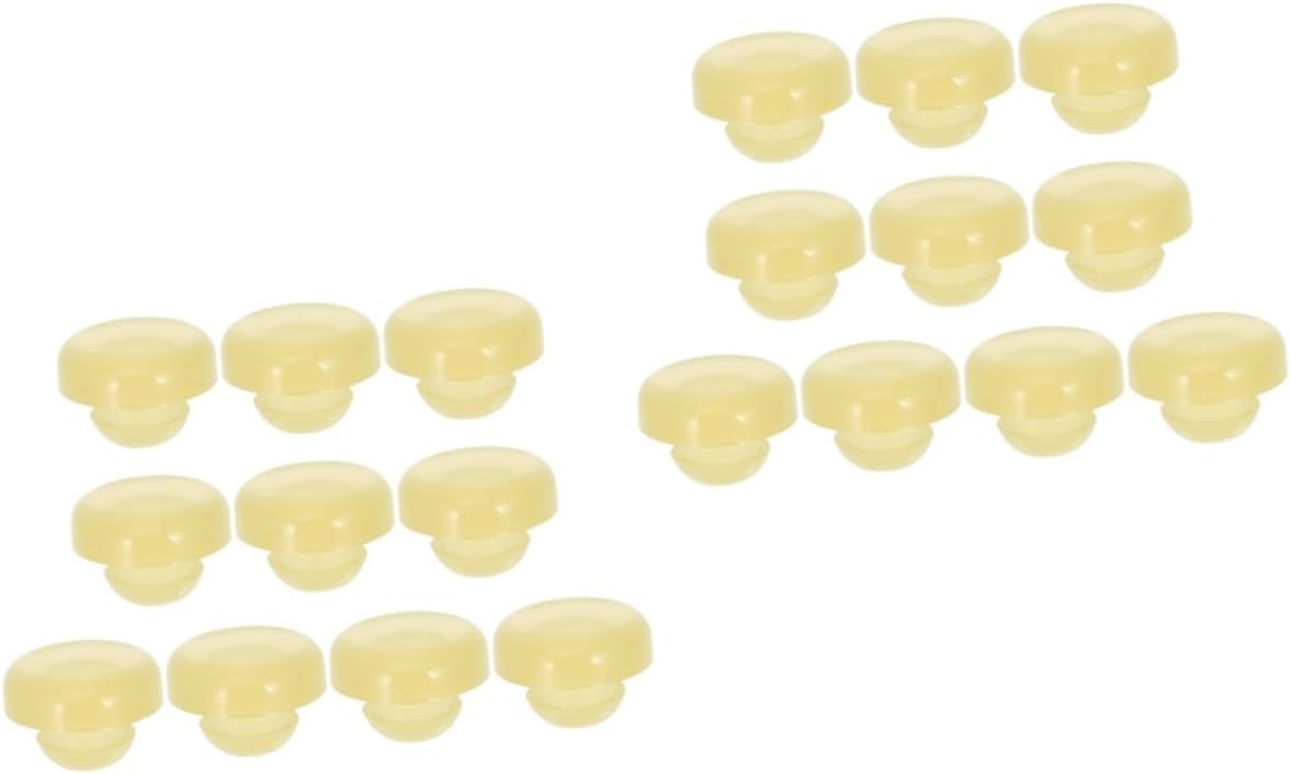 ULTECHNOVO 20pcs Brake Pedal Stopper Pads Replacement for Improved Braking Performance Compatible Reduces Noise and